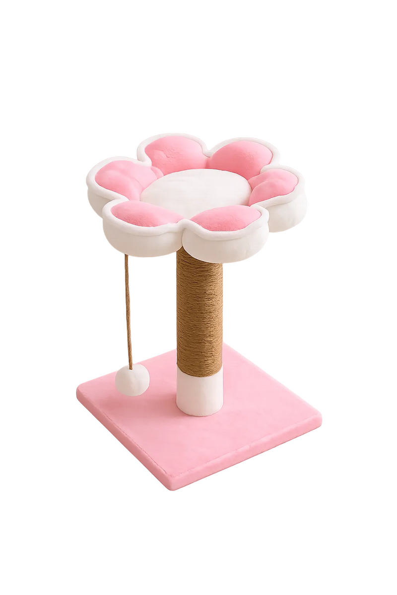 Flower cozy scratcher