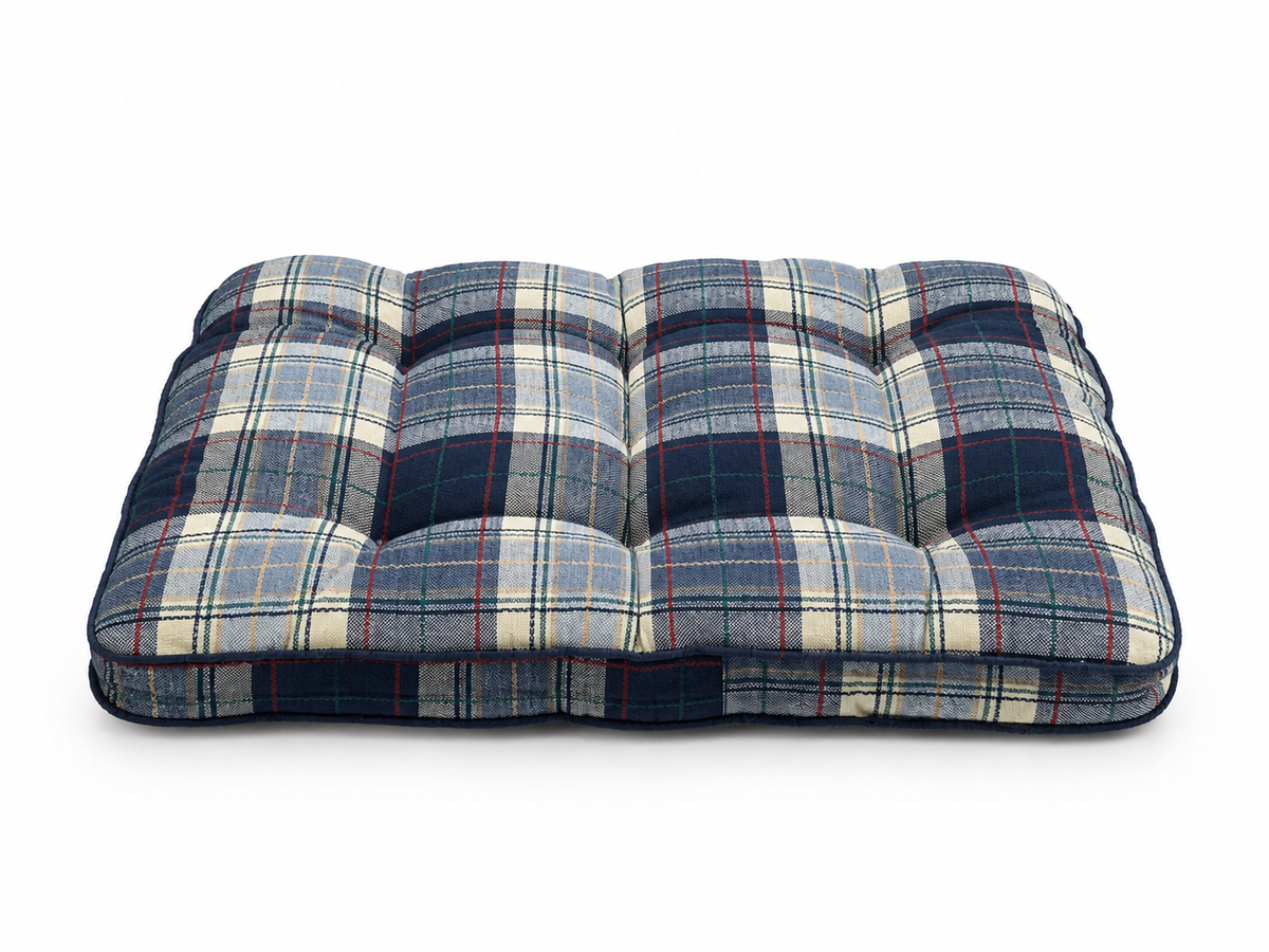 Classic Plaid Dog Bed