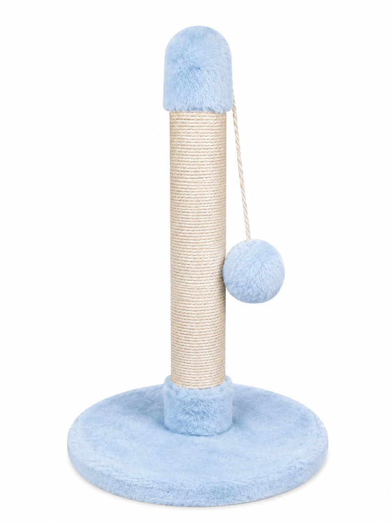 Playful Cat Scratching Post