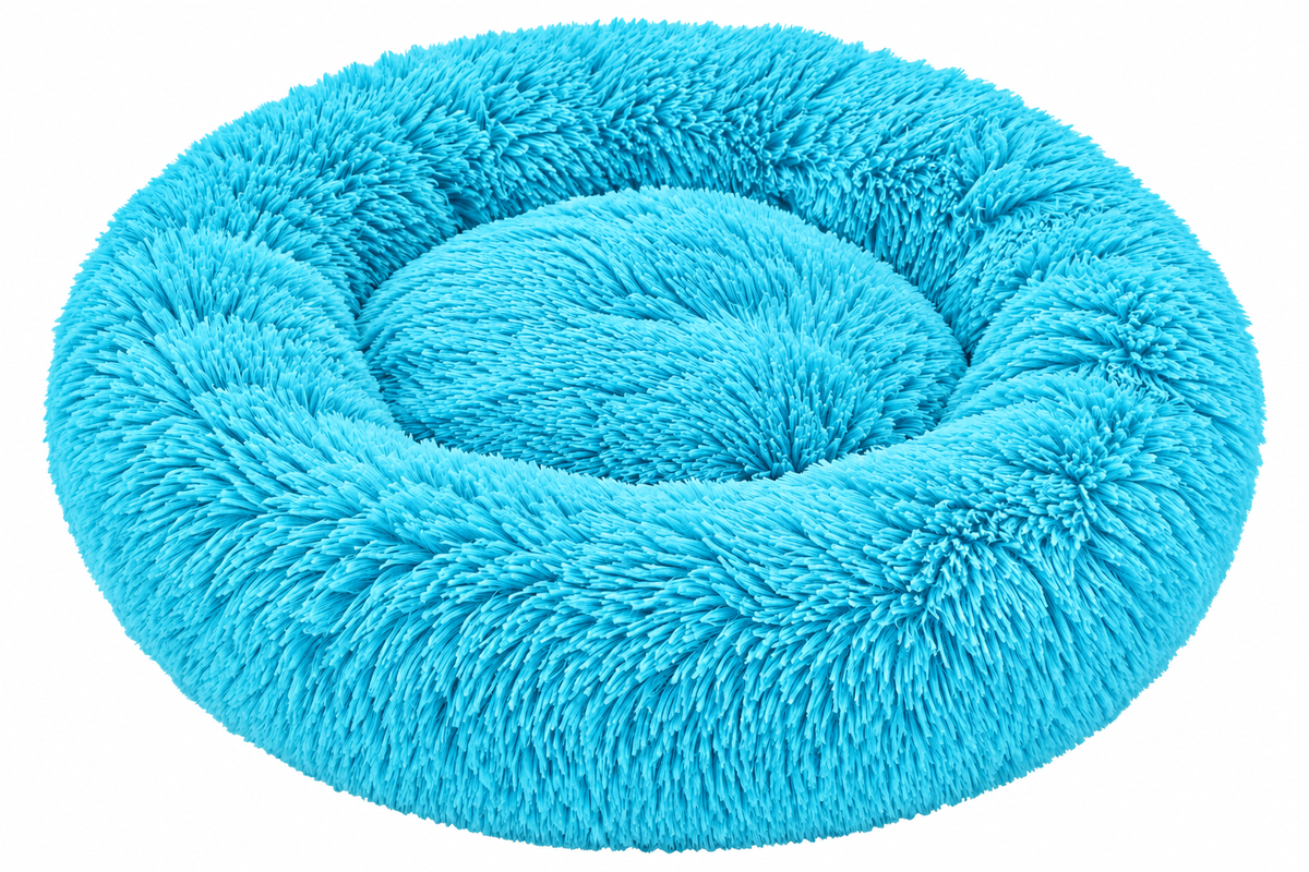 Aqua Cloud Plush Pet Bed